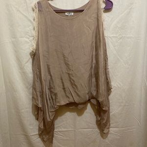 SUZY D Blouse top 70% viscose 30% seta silk